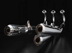 Ligne d'échappement triple