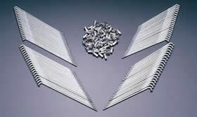 Jeux de rayon en acier chromé