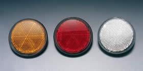 Catadioptre support plastique noir