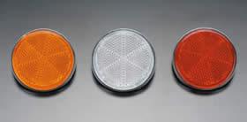 Catadioptre support plastique chromé