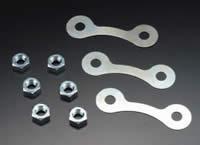 Set de barrettes pour le montage de la couronne et écrous