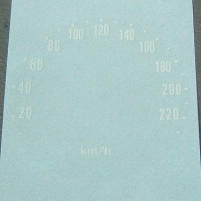 Décalque de fond de compteur CB 750