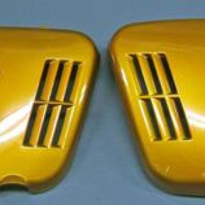 Set de caches latéraux peint en 